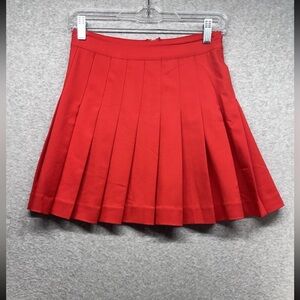 Love Tree Vibrant Red A-Line Mini Skirt